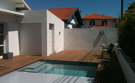 Chantier Extension d'une villa à Biarritz